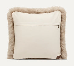 Home Sheepskin Pillow - SAND