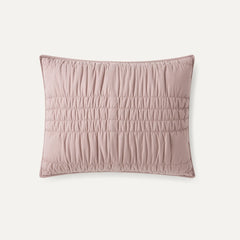 Home Devon Tide Quilt Set King - ROSEWOOD