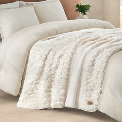 Home Harlan Throw 50"x70" - SNOW