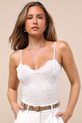 Midnight Romance Black Lace Bodysuit