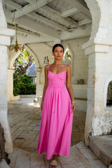 FORTUNATE ONE Blushing Lovers Maxi Dress Pink