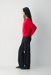 Essential Cashmere Nuance Sweater - FLASHING RED