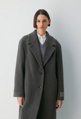 The Only Coat - Soft Wool Cashmere - HEATHER CHARCOAL