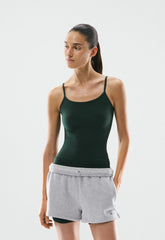 BUTTER Essential Cami Tank - FIGTREE GREEN