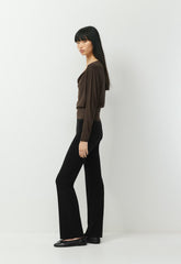 Cassis Longsleeve - CACAO NIB BROWN