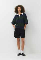 Mighty Cotton™ Lomu Shortsleeve Polo - FGTR GREEN/ADMRL NAVY
