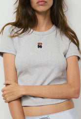 Little Ripple Icon T-Shirt - HEATHER CHROME/BALOU