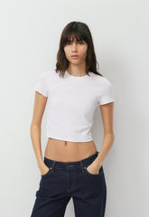 HomeStretch™ Rib Tune Waist T-Shirt - RICH MOCHA BROWN