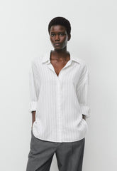 Archive Shirt - HNDSN STRP WT/ADMIRAL