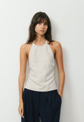 Earnshaw Halter Top - CruiseLinen™ - UNDYED ECRU