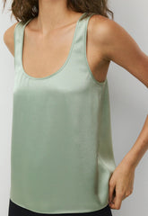 Asset Satin Top - TERRACE SAGE