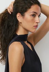 Connector Satin Top - BLACK