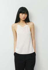 Honours Halter Top - Crepette™ - LIGHT BIRCH
