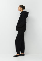 Cozy Sweatfleece Mega Raglan™ Hoodie - BLACK