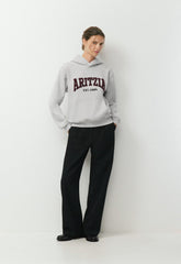Cozy Sweatfleece Perfect Hoodie - HTHR CHRM/ GL PLUM
