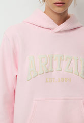 Cozy Sweatfleece Perfect Hoodie - MAGNOLIA/LIGHT BIRCH