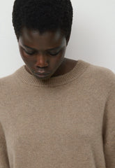 Essential Cashmere Relic Sweater - HEATHER NOMAD TAUPE