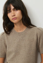 Essential Wool Cashmere Cherub Sweater - HEATHER NOMAD TAUPE