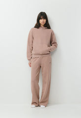 Cozy Sweatfleece Perfect Hoodie - LIVED-IN DUSTY MAUVE