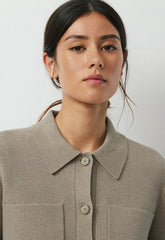 Society Cardigan - Wonder Yarn - HEATHER NOMAD TAUPE