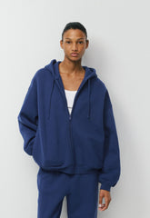 Cozy Sweatfleece Mega Zip Hoodie - BYRON BLUE