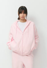 Cozy Sweatfleece Mega Zip Hoodie - MAGNOLIA