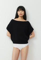 Essential Sky Cotton™ Hermosa Top - BLACK