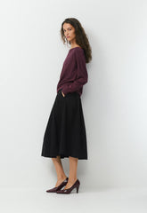 Inspiration Sweater - Wonder Yarn - GALA PLUM