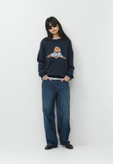 Cotton Charm™ Peggy Icon Sweater - ADMIRAL/BEANIE