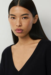 Essential Wool Cashmere Depth Sweater - BLACK