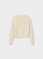 Wool Cashmere Bloor Sweater - SEASIDE CREAM