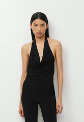 Encore Halter Top - BLACK