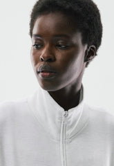 Wafflex Karma Sweater - HEATHER CLOUD WHITE