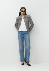Gateway Jacket - SPCKL TWEED BLK/WHITE