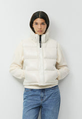 The Super Puff™ Shorty Vest - Hi-Gloss - BIRCH