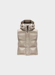 The Super Puff™ Shorty Vest - Hi-Gloss - MODERN TAUPE