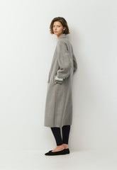 The Slouch™ Double-Faced Coat - Luxe (Re)Wool - HEATHER DARK TAUPE