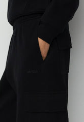Cozy Sweatfleece Mega Cargo™ Sweatpant - BLACK