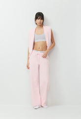 Cozy Sweatfleece Perfect Banded Sweatpant - MAGNOLIA