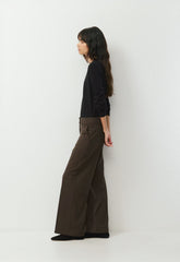 Seville Pant - RCH MCH BRWN/ NTRL ERU