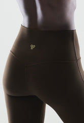 BUTTER Cheeky Infinite Hi Flare 30 Legging - CACAO NIB BROWN