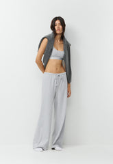 HomeStretch™ Rib Glide Pant - HEATHER CHROME