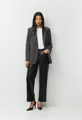 Axis Pant - UnReal Leather - BLACK