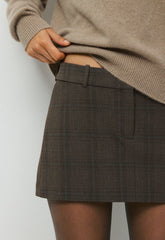 Chisel Micro Skort - Eversential™ - CACAO NIB BRWN/GREY