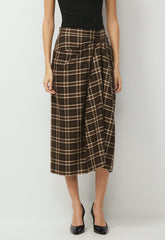 Embark Skirt - CACAO NIB BRWN/MRCN BG