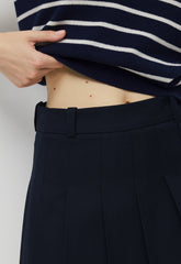 Olive Micro Skirt - ADMIRAL NAVY