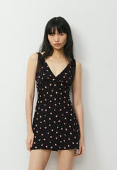Juliet Dress - BLACK/PINK