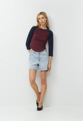 Denim Forum The Ex-Boyfriend Hi Mid-Thigh Denim Short - 15 YRS BRL THR BLEU