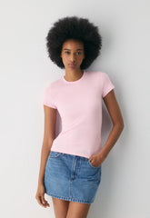 HomeStretch™ Rib Tune T-Shirt - MILKSHAKE PINK