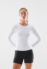 BUTTER Essential Longsleeve - BRIGHT WHITE